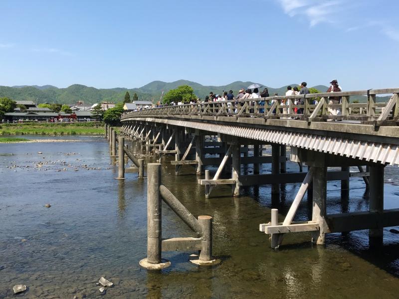 嵐山渡月橋實拍