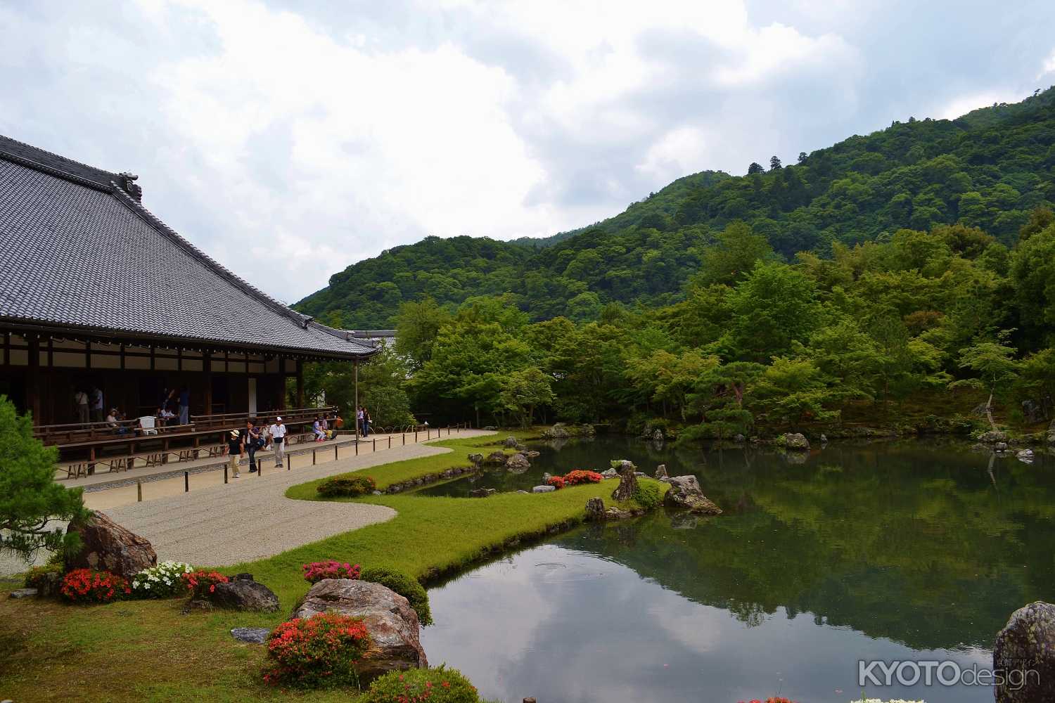 天龍寺曹源池庭園實拍