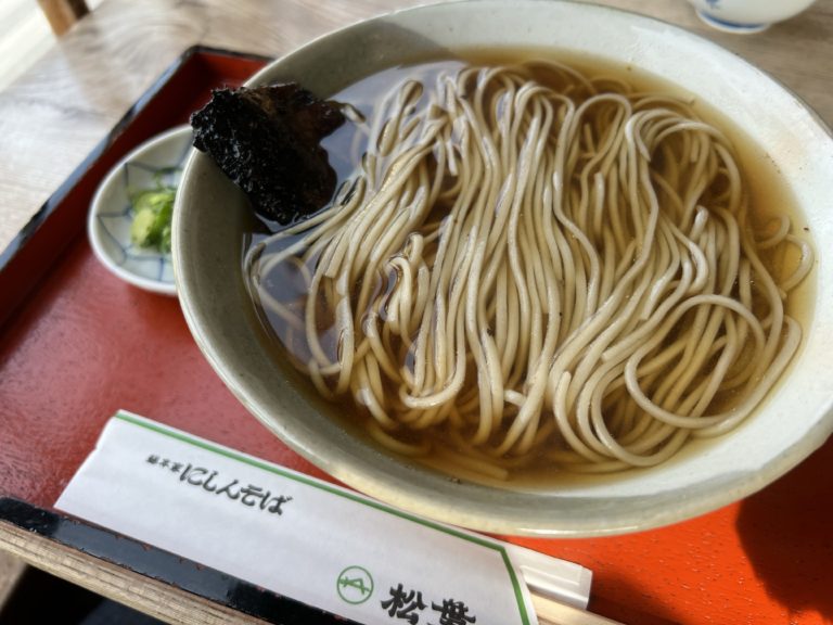 松葉本店鯡魚蕎麥麵實拍